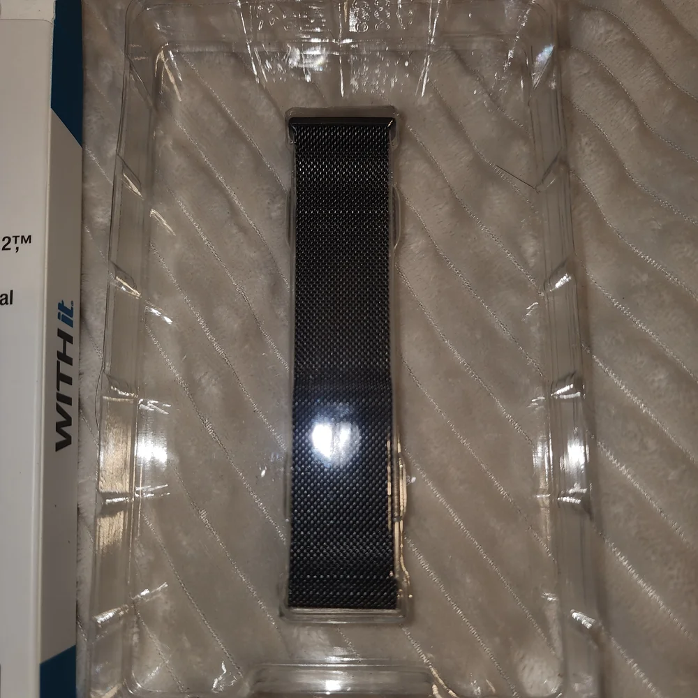Fitbit Versa Graphite Steel Mesh Band